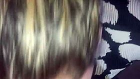 Blonde slut swallows deep in anime hentai 😈