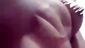 Secret shower masturbation for the neighbor's view