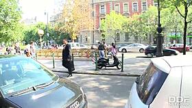 Busty luxury milf gets fucked all day and pearl necklaced