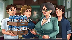 i'm playing summertime saga 167, it's so fun