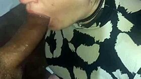 Blonde slut swallows deep in anime hentai 😈