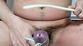 Oh, I tied myself up and spanked my cock in solo masturbation!