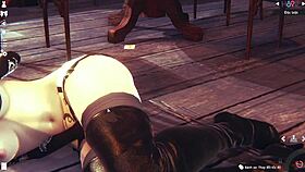 3d simulation girl explores a virtual world with anime amateurs