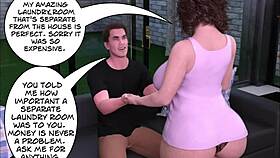 Beautiful big butts and 3D comics in a cuckold fantasy