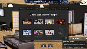 Exploring the harem hotel game in episode 114 with anime adventures