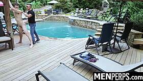 The gay officer seduces the twink suspect in a thorough stripsearch 😏