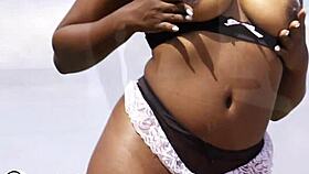 Man, I’m Lovin’ Fukin’ This Big Ass Ebony Babysitter Sideways With My Huge Cock, So Damn Good!