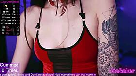 i love showin off my outfit for gia baker in this web chat masturbation session