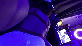 naughty latina nurse with big ass rides big cock in massage.