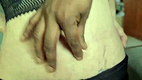 desi slut plays with petite outie navel fetish