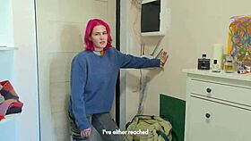 hungry girl agrees to pov blowjob and doggystyle for food