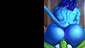 Anime hentai with big tits ass pussy blowjob, the scene unfolds.