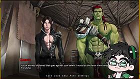 my BELLY INFLATION kink takes over in orc covenant demo