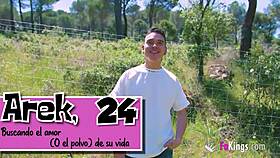 Redhead teen crow sniff bent over for intense outdoors fuck