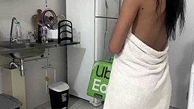 i got choked and gagged by the biker delivery guy ripping clothes for deepthroat payment