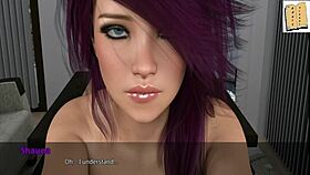 Wvm 28 purple haired teen 18+ looks so hot naked, feeling all the emotions