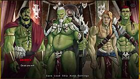 my BELLY INFLATION kink takes over in orc covenant demo