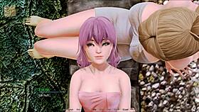 Exploring the harem hotel game in episode 114 with anime adventures