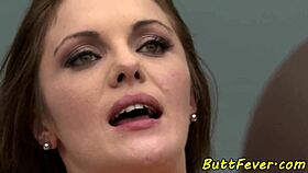 that eurobabe got her ass fucked hard by a big black cock