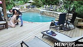 The gay officer seduces the twink suspect in a thorough stripsearch 😏