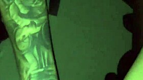 Wow! Tattooed chick, suck that stranger’s cock in a video booth right now!