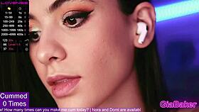 i love showin off my outfit for gia baker in this web chat masturbation session