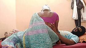 A young neighbor gives a blow job and gets his ass fucked in a Bangladeshi country setting
