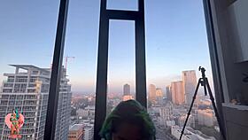 Early morning pov blowjob with a spanish milf, her big tits and pussy ready for that big black cock.