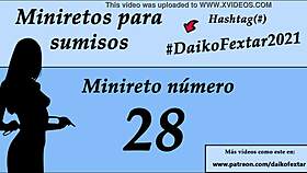 i gave jerk off instructions to that european ladyboy and she obeyed to cum