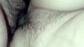 I let another guy bang my slutty wife in a hot trio, filling her hairy pussy with cum.