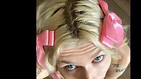 emma rosie gives a hot blowjob hookup.