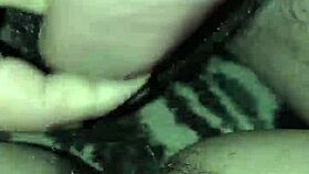 I let another guy bang my slutty wife in a hot trio, filling her hairy pussy with cum.