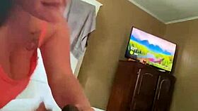 She says, 'I really love sucking cock, don't I?'