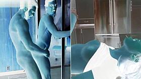 Beautiful Croatian Bodybuilder Licks Ass And Kisses In Lesbian Scene.