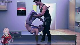 deluca family plays erotic yoga game