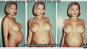 Pregnant Elite Women in Interracial Creampie Experiment Tdb-34