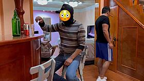 i fucked my neighbor's boyfriend, he got hot and fucked my ass without anyone seeing us