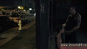 slave eats spit and gets rough french fuck!!