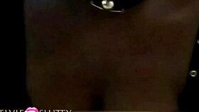 Suggestive pussy squirting with black cumshot again