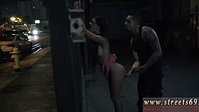 slave eats spit and gets rough french fuck!!