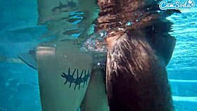 teen amateur underwater with bbc