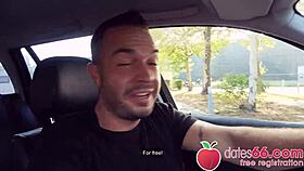 big ass babe relaxes by the autobahn