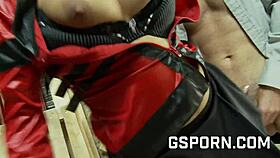 Hot Brunette MILF Fucking Hard in Lingerie with Big Tits!