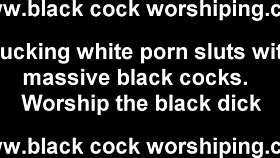 A huge black dick in my small pussy is heaven