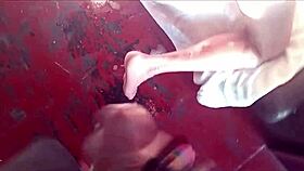 Sissy Spies On Mature Woman Bathing