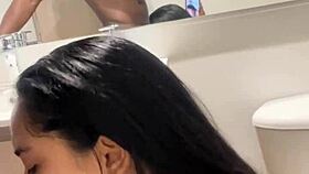 I Give Him a Delicious Blowjob While He Gets Ready to Go to Work -Amateur Couple- Nysdel