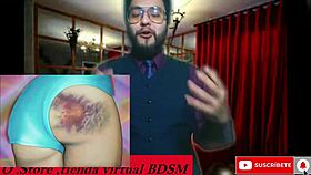 I feel the pain from spanking in this bdsm game