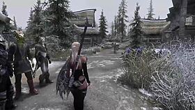 in this game, the skyrim slut embarks on more adventures in 3d anime style
