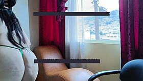 Latina mommy returns from beach craving taboo dick in her big ass