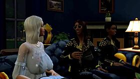 Shemale Slut Sucks Big Tits